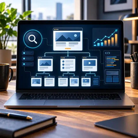 Illustration of SEO-friendly website structure